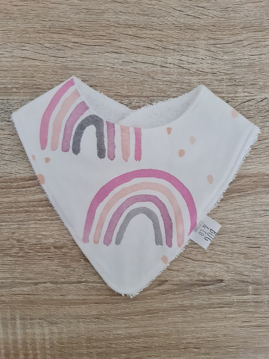 Bibs- Rainbow Pink