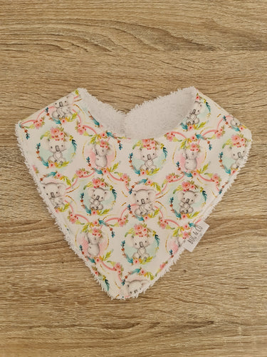 Bibs- Koala's / flower ring