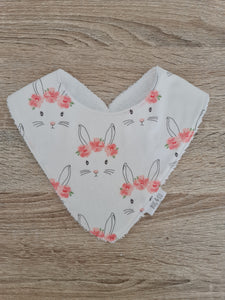 Bibs-bunnies pink