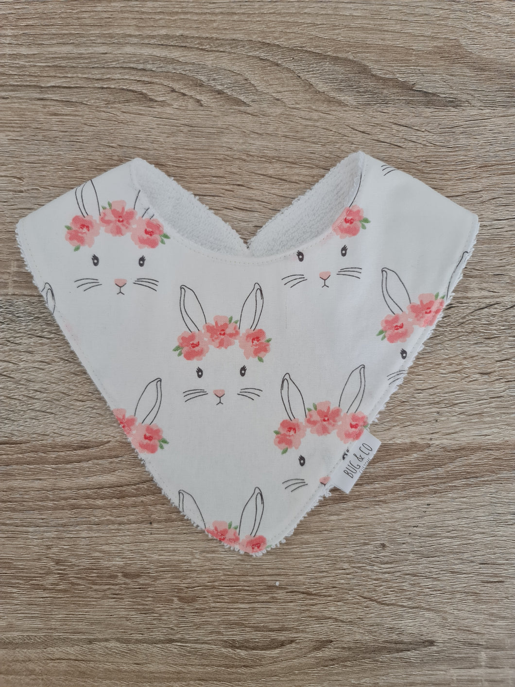 Bibs-bunnies pink