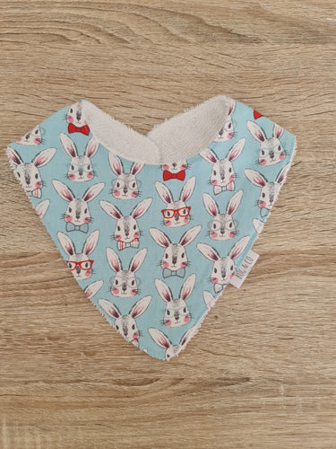 Bibs-bunnies blue