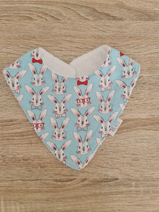 Bibs-bunnies blue