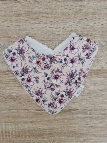 Bibs- mauve floral