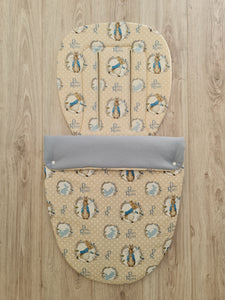 Snuggle Bag Set- the bunny in the blue jacket