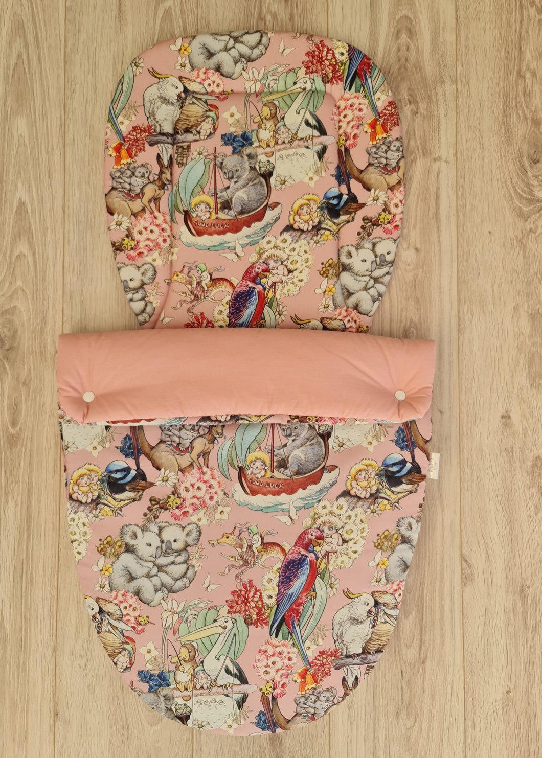 Snuggle Bag Set- Gumnuts in pink