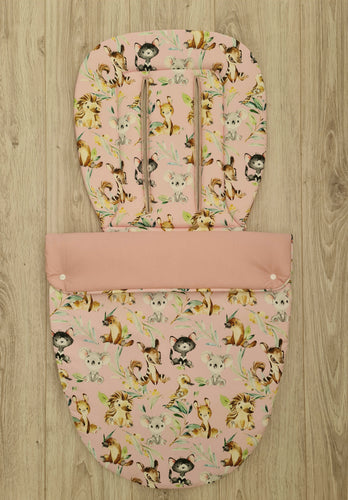Snuggle Bag Set- Aussie Animals/ pink