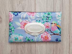 Wipe Pouch - Lilac Birdy