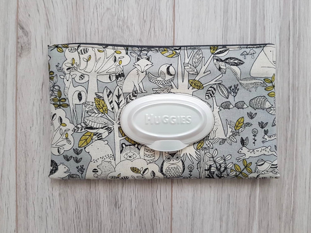 Wipe Pouch - Grey Woods